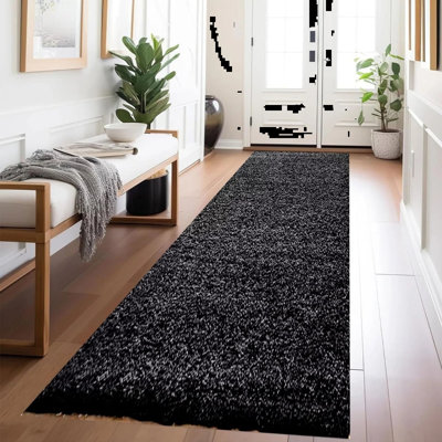 Solid Colour Shag Area Rug