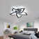 Rachna Dimmable 60cm LED Integrated Semi Flush Mount Ceiling Light With Remote control