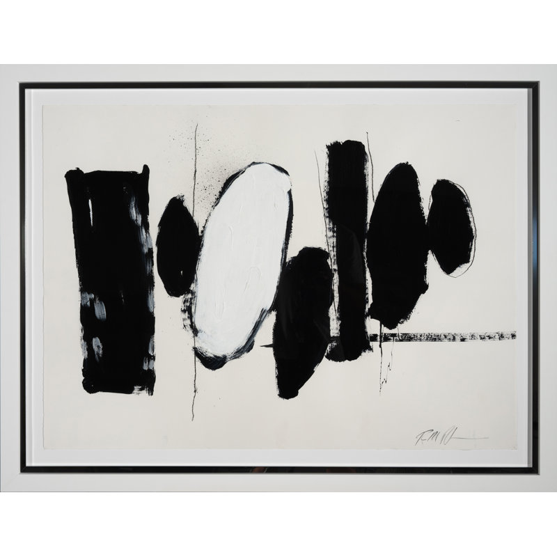 «Study for Zen Mother 2» par Robert Robinson - Peinture encadrée sur papier
