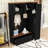 Entryway Hall Tree with Storage Bench, 4 Drawers, 2 Top Cabinets and 4 Hooks-129992824