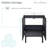 Classe 24" Freestanding Bathroom Vanity in Black Oak with Sink Top-92284215