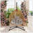 Sturdy Rattan Hammock Chair Stand Soft Cushion Indoor Outdoor-328418010
