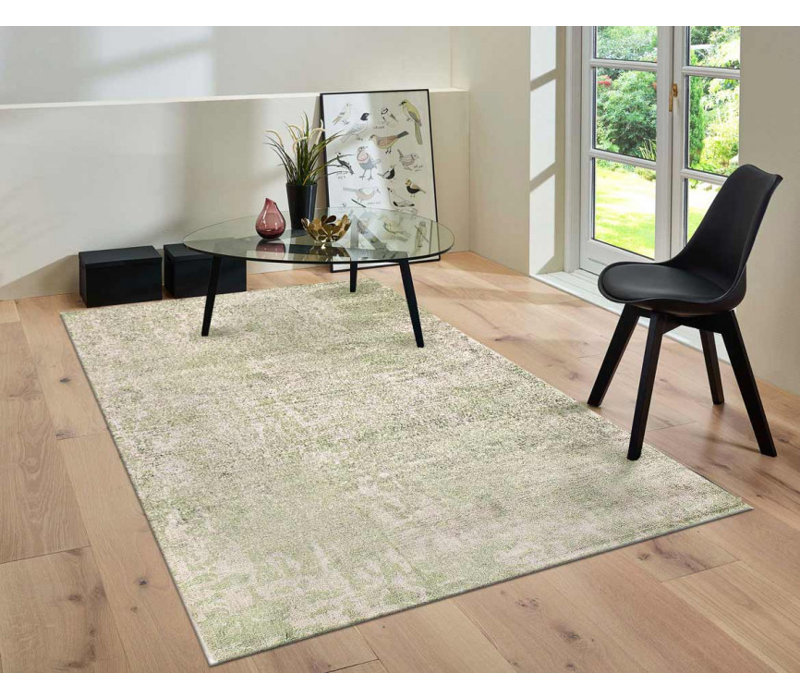 Tapis rectangulaire rectangulaire en soie Chantall de conception unique 3 pi x 5 pi Chantall