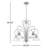 Karcher 5-Light Dimmable Chandelier-40379580