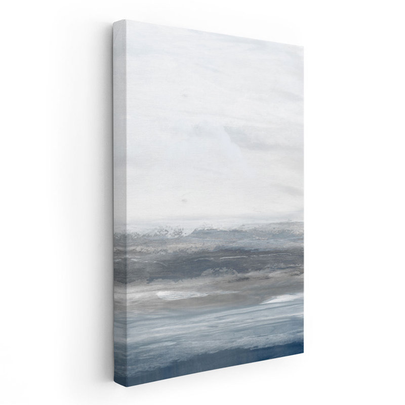 Distorded Oceanscape 1 - reproduction d'art sur toile, H 30 po x l 20 po