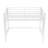 Metal Loft Bed With Easy Climbing Ladders And Sturdy Iron Frame-125179216