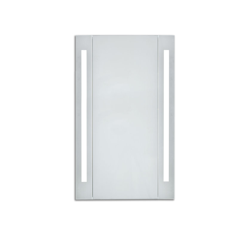 Bradd W H Direct Mount Frameless Medicine Cabinet Mirror 3 Adjustable, 30" H x 23.5" W x 5.5" D