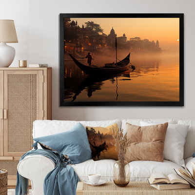 L'hindouisme Varanasi révérence sur toile