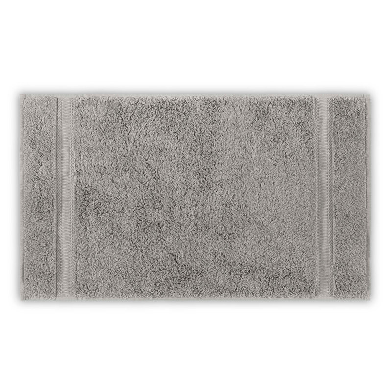 Serviette de toilette de qualité supérieure, 1 pièce, gris, 13 x 13 pouces | 65% coton / 35% lyocell, 19,4 oz / m² | Ultra-doux, très absorbant, lavable à la machine - idéal pour la maison, le spa et les voyages - Instructions d'entretien délicat incluses