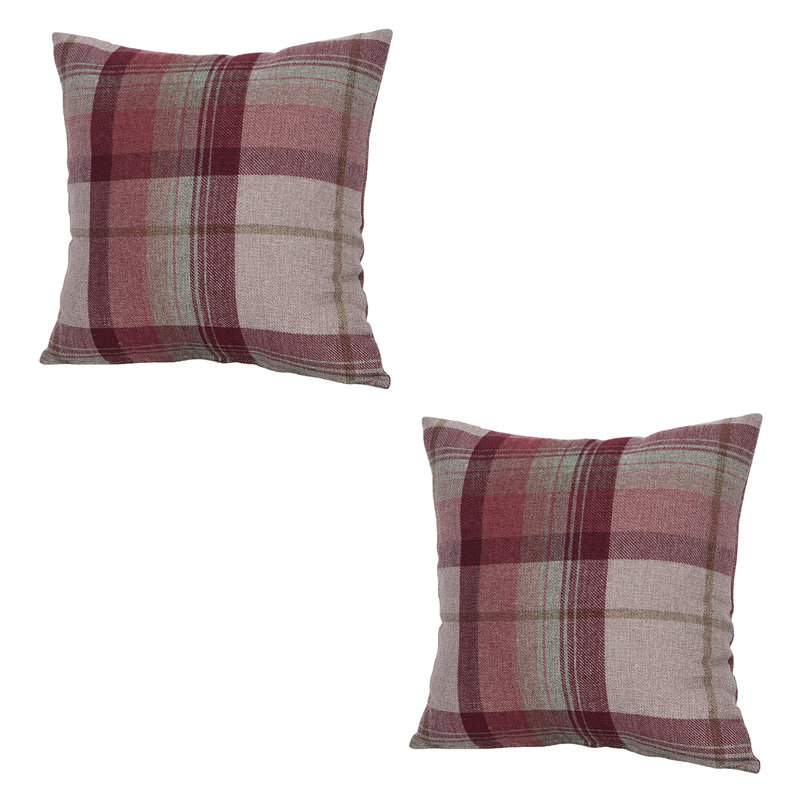 Tauranac Square Cushion, Red