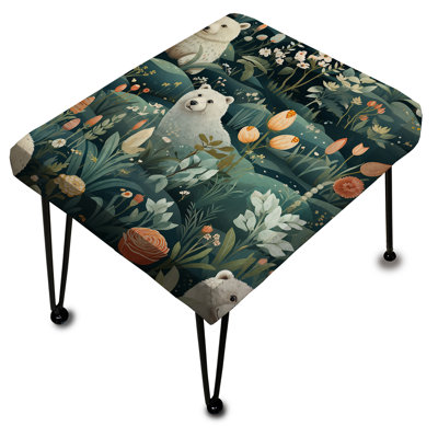 Nuttall - Repose-pieds rectangulaire imprimé animal