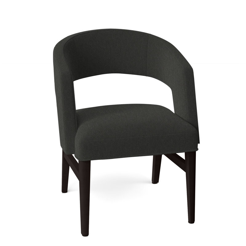 Chaise avec accoudoirs Bryant, Espresso, 3306 denim