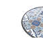 Round Iron Outdoor Bistro Table - 60 cm W 60 cm D