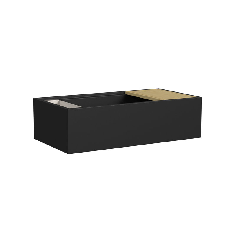 STATION DE CUISINE DUCASSE FIRECLAY, 36 po,, Noir mat