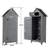 30.3"L X 21.3"W X 70.5"H Outdoor Storage Cabinet Tool Shed Wooden Garden Shed  Gray