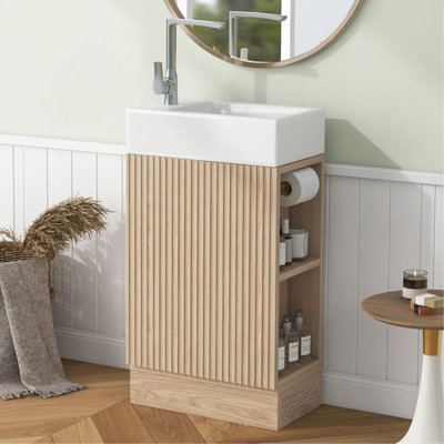 Versatile Bathroom Vanity With Multiple Functionalities For Enhanced Bathroom Experience