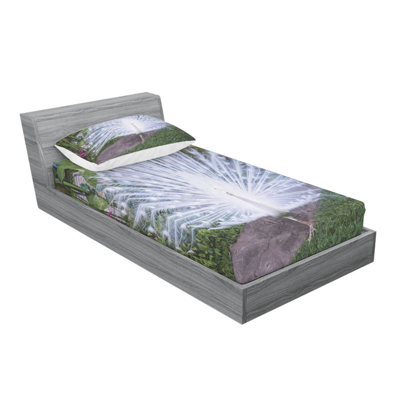 Microfiber Sheet Set, Twin Sheet Set with Fitted Sheet