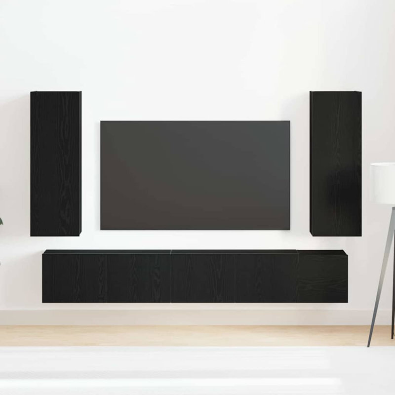 Unfinished Floating Entertainment Centre for TVs up to 88", 90cm H x 190.5cm L x 30cm W