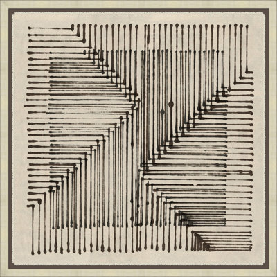 Brown MOD Tapestry 4 Print by Thom Filicia