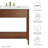 Modway Zaire 36'' Single Bathroom Vanity with Ceramic Top-94387502-94387501