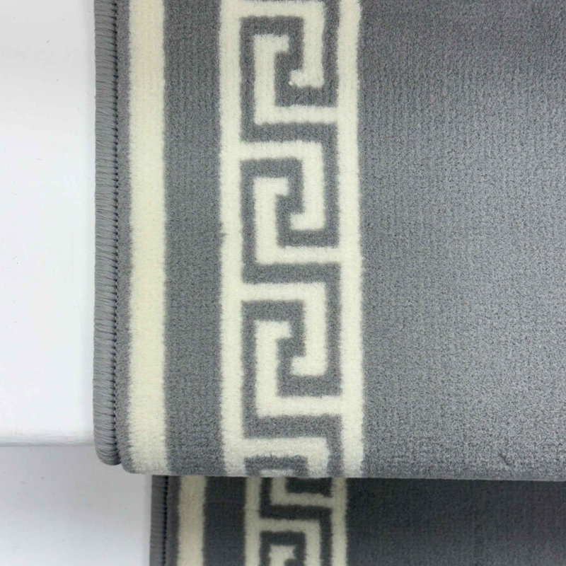 Stair Runner Geometric Area Rug, Runner 60 x 690 cm
