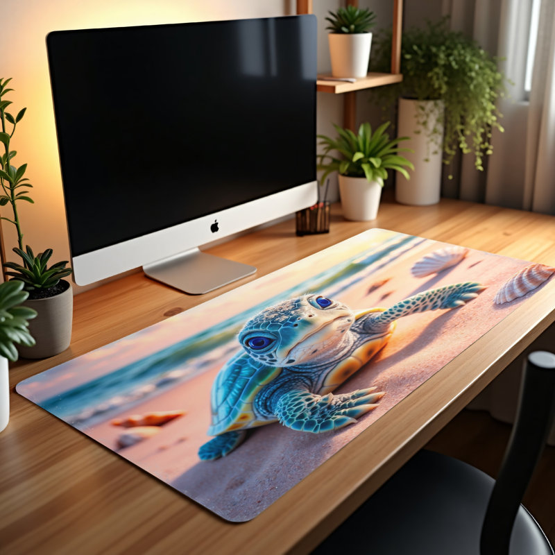 Polyester Desk Pad, 31.5x15.5