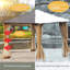 10 pi. L 10 pi. D Pavillon de jardin en aluminium avec toit rigide
