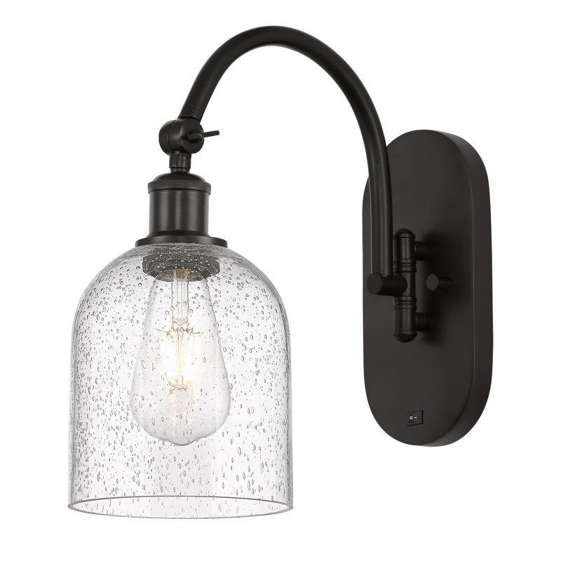 Odaniel Steel Armed Sconce, Seedy, Oil Rubbed Bronze