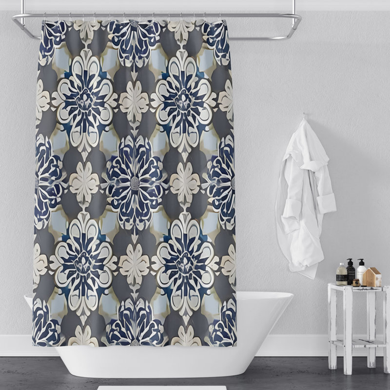 Rideau de douche Conchetta, H 93 po x l 70 po