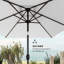 292cm Market Parasol