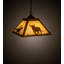 Luminaire suspendu pour dôme simple 2 lumières