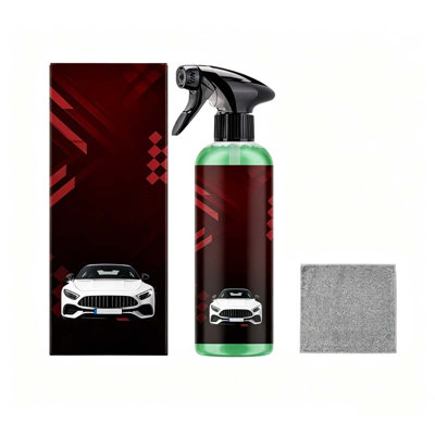 cleaning spray 120ml  Car  Cleaner Kitwith Cleaning Cloth Safe For Paint Glass And Plastic -Wash  Care Solution