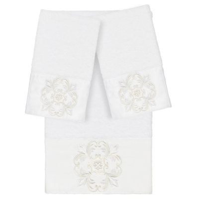 ALYSSA 3 Piece Turkish Cotton Towel Set