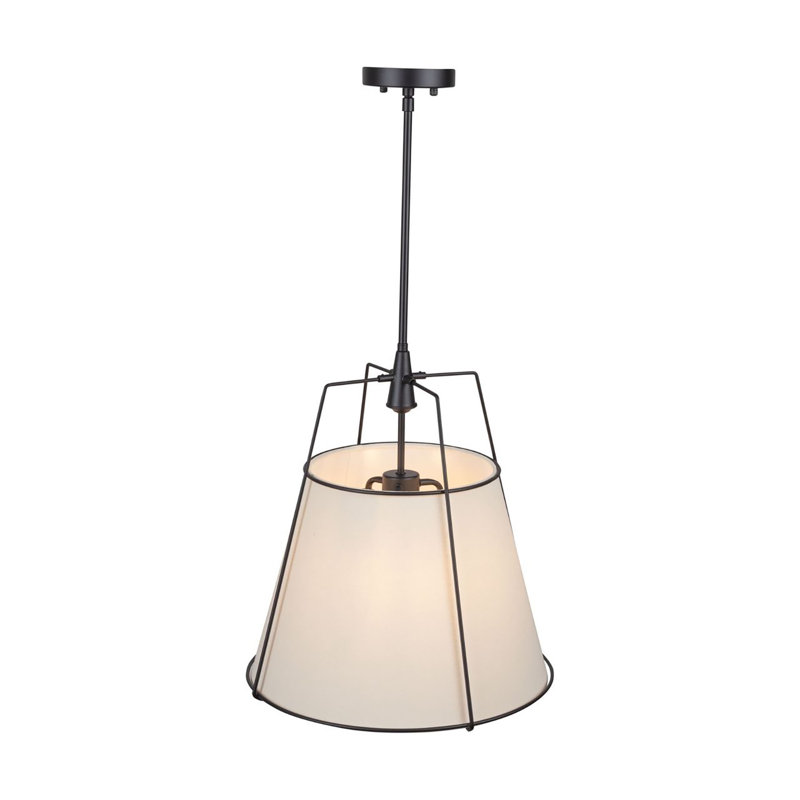Pullman - Pendant - 3-Light - Black, Black