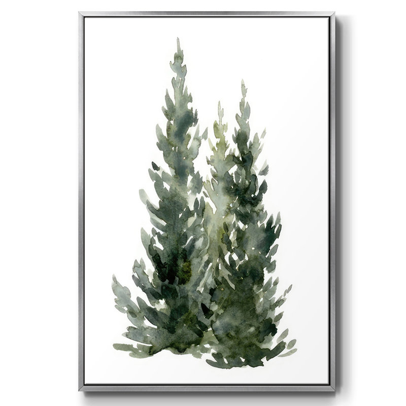 Simple Evergreen I, Argent, H 41 po x l 27 po x P 1,5 po