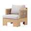 Fauteuil club d'extérieur Paxton-129452204