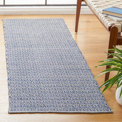Absaln Hand Woven Cotton Geometric Rug