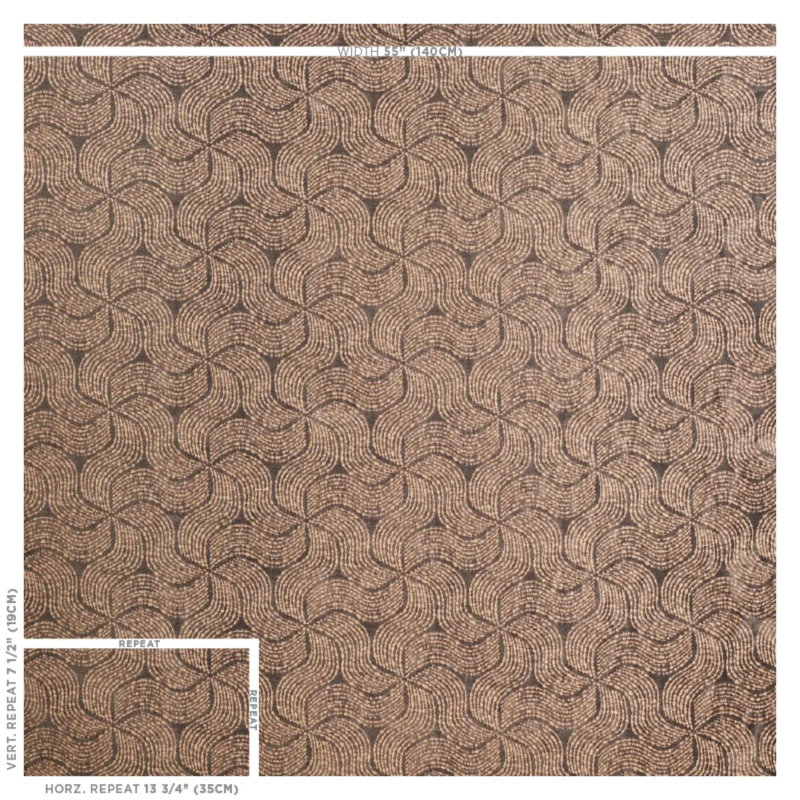 Tissu Fiador, Brun