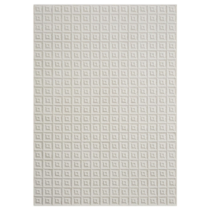 Luxe Weavers Geometric Metallic Area Rug, Rectangle 3'11" x 5'4"