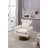360-Degree Swivel Accent Chair with a Pillow-2074808241