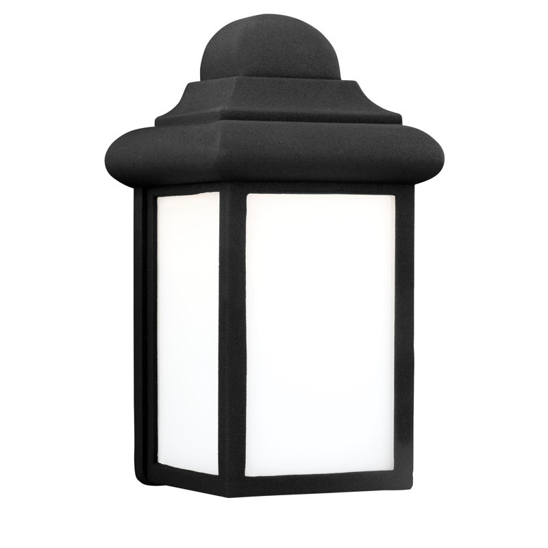 Mullberry Hill One Light Outdoor Wall Lantern from Generation Lighting , Black, LED