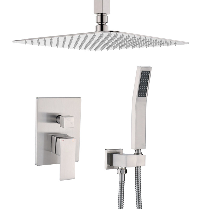 All-In-One Kit with Rough in-Valve, Brushed Nickel