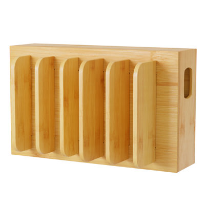 Bamboo Charging Station for Multiple Devices, Desktop Docking Station for Phones, Laptops, Tablets & iPads, Nightstand Device Charger Organizer
