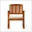 Chaise à bascule avec coussin