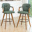 Modern Upholstered Leather Swivel 26 inch Counter Stools-364614855-336497089
