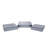 Grigio Mirrored Set of Three Platforms