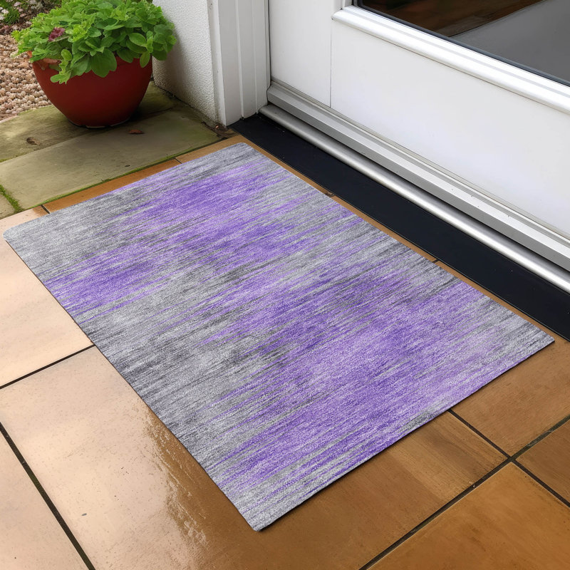 Malchow Washable Abstract Indoor / Outdoor Rug, Rectangle 1'8" x 2'6"