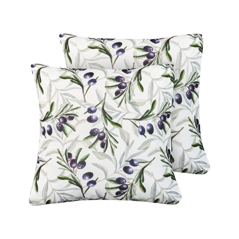 TRANQUI Indoor / Outdoor Floral Square Throw Cushion