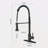 Pull Down Single Handle Spring Kitchen Faucet-118388320