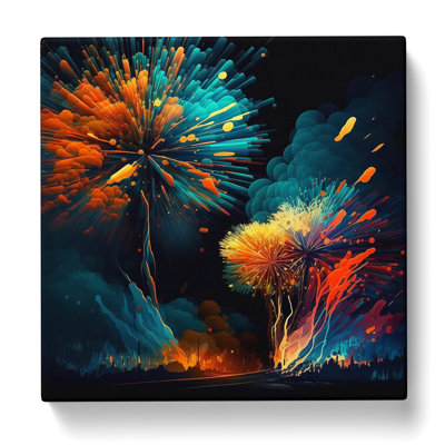 Fireworks Expressionism No.1 - No Frame Print